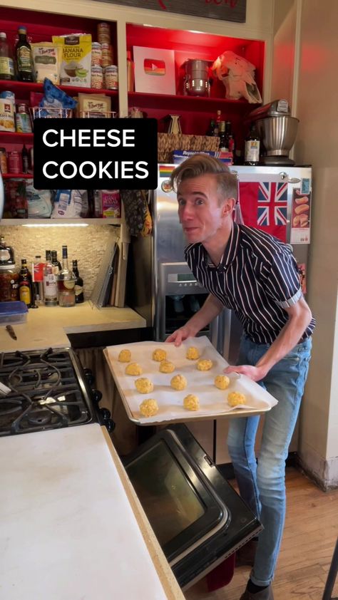 Well this went swimmingly #baking #vintage #cooking #cheese | TikTok Banana Flour, Cheese Cookies, Food Humor, Cheese, Baking