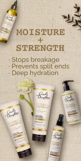 Goddess Strength Collection - Hair Strengthening - Carol's Daughter Carols Daughter Goddess Strength, Carols Daughter, Prevent Hair Breakage, Hello Hair, Monoi Oil, Carols Daughter Products, Hair Milk, Hair Thickening, Damaged Hair Repair