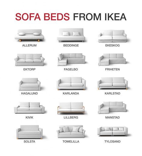 What IKEA Sofa Bed is this? Friheten Sofa, Furniture Names, Bedding Master, Ikea Sofa Bed, Cama Ikea, Custom Couches, Murphy Bed Ikea, Ikea Couch, Murphy Bed Plans