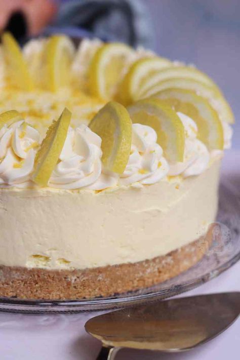 No-Bake Lemon Cheesecake - Back to Basics - Jane's Patisserie Basic Cheesecake Recipe, Basic Cheesecake, Lemon Cheesecake Recipe, Vanilla Slice, No Bake Cheesecake Filling, Janes Patisserie, Lemon Cheesecake Recipes, No Bake Lemon Cheesecake, Cheesecake Mix