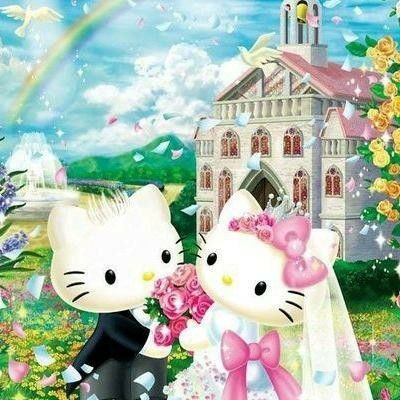 Hello Kitty Wedding, Sanrio Icons, Charmmy Kitty, Hello Kitty Themes, Kitty Drawing, Hello Kitty Drawing, Hello Kitty Cartoon, Hello Kitty Art, Hello Kitty Iphone Wallpaper