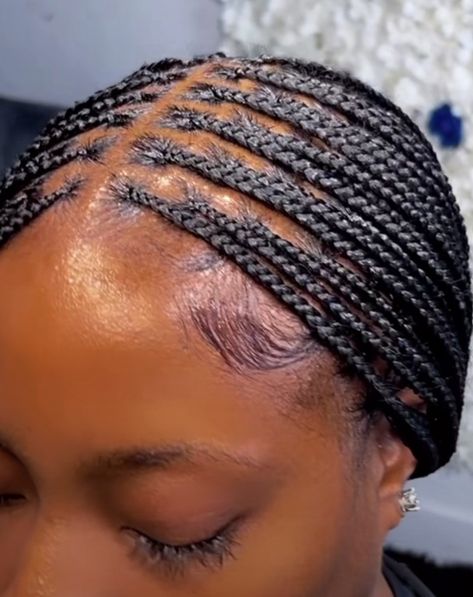 Xs Box Braids, Small Traditional Box Braids, Xs Knotless, Hair Braid Patterns, Hairstyle Examples, Braided Hairstyles For Black Women Cornrows, Big Box Braids Hairstyles, Goddess Braids Hairstyles, Braided Cornrow Hairstyles