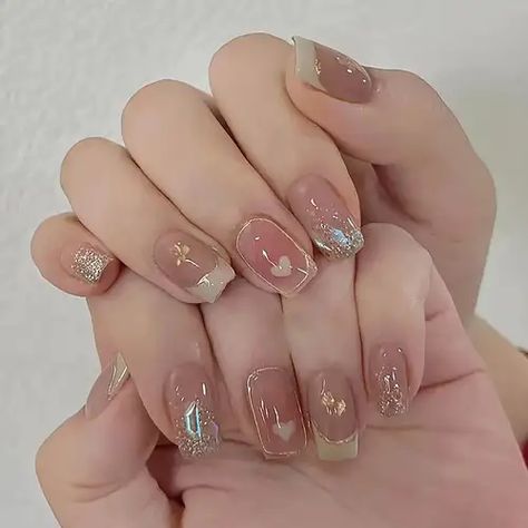 Full Cover Nail Tips, Fake Nails Long, Nagel Tips, Hari Valentine, Nail Type, Fake Nails With Glue, Fake Nail, Nail Forms, Nail Length