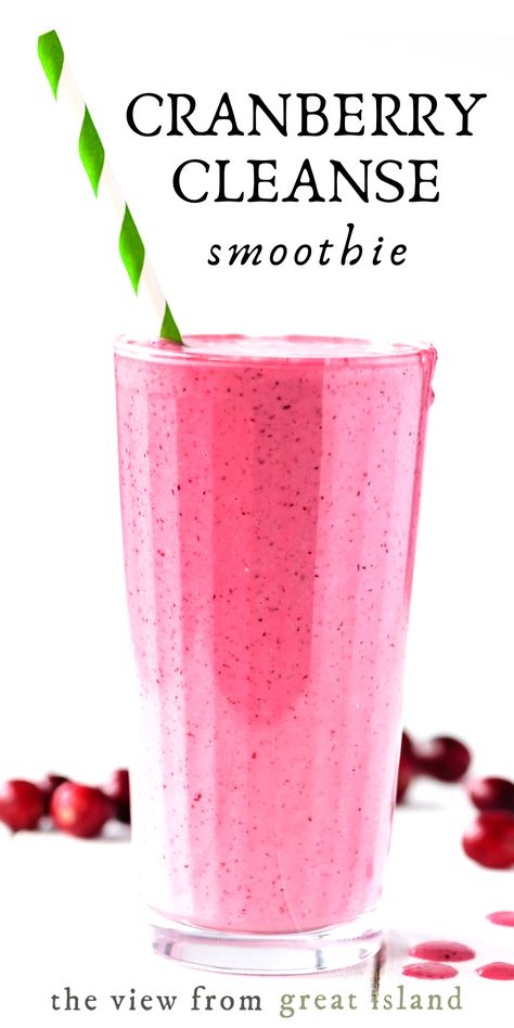 Benefits Of Fresh Ginger, Cranberry Smoothie Recipes, Cranberry Smoothie, Healthy Cleanse, Healthy Yogurt, Smoothie Cleanse, Natural Colon Cleanse, Yogurt Smoothies, Turmeric Benefits