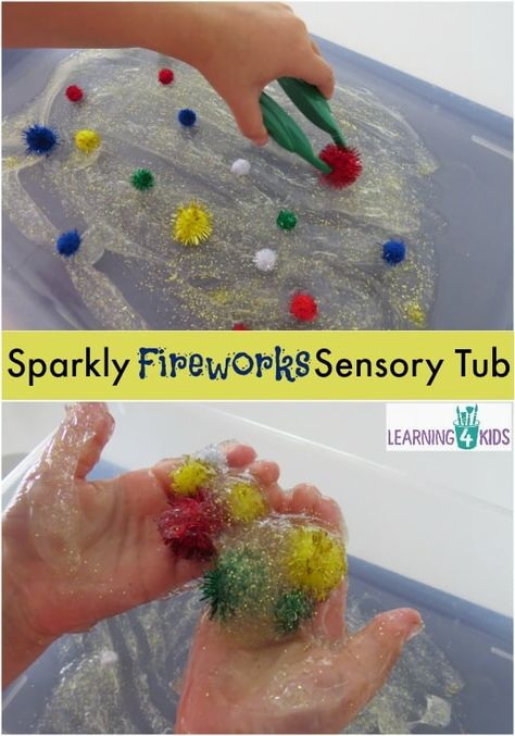 Sparkly Fireworks Sensory Tub | Learning 4 Kids Bonfire Night Activities, Bonfire Night Crafts, Diwali Activities For Kids, Diwali Crafts For Kids, Fireworks Craft For Kids, Diwali Art, Diwali Crafts, Diwali Activities, Fireworks Craft