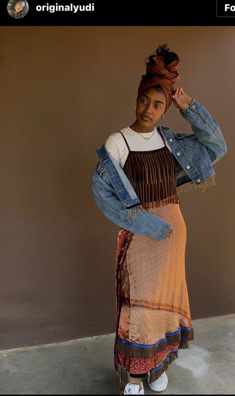 Black Woman Spiritual Outfit, Bohieman Style Clothes Black Women, Modest Earthy Outfits Black Women, Earthy Boho Outfits Black Women Winter, Modest Black Women, Bohemian Outfits Winter, Hebrew Clothing Woman, Israelite Women Clothing, Modest Boho Outfits