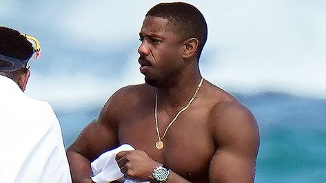 Michael B Jordan’s Trainer For ‘Without Remorse’ Tells You How To Get Toned Biceps & Shoulders Michael B Jordan Shirtless, Without Remorse, Under A Waterfall, Johnny Knoxville, Step Workout, Lori Harvey, Michael B Jordan, Get Toned, St Barts