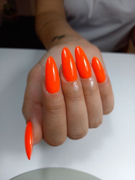 Red Orange nails Red Orange Nails, Orange Nails, Love Nails, Red Nails, Long Nails, Acrylic Nails, Nail Art, Nails, Red