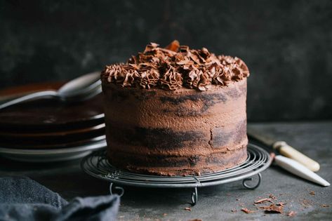 Chocolate Cake With Cream Cheese, Perfect Chocolate Cake, Dark Chocolate Cake, Dark Chocolate Cakes, Chocolate Cream Cheese, Good And Bad, Sweet Escape, Cake With Cream Cheese