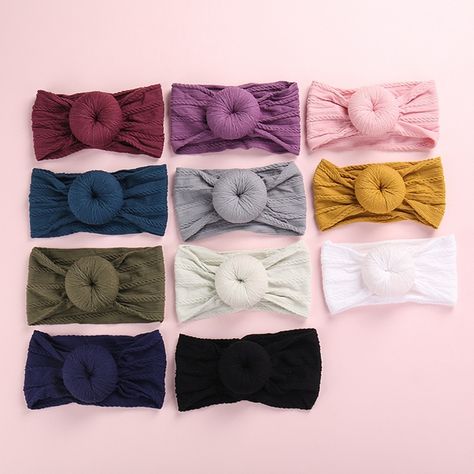 Sale Baby/ Toddler Girl's Knot Decor Headband at PatPat.com Baby Turban Headband, Twisted Turban Headband, Knotted Baby Headband, Girls Clothing Online, Baby Turban, Soft Headbands, Handmade Hair Accessories, Turban Headbands