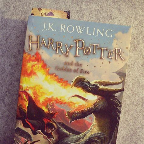 I really love Harry Potter. This world is just awesome and so detailed, I can't believe it. I already read the parts before and my plan for this year is to read this one and the following. Goblet Of Fire Book, Triwizard Tournament, Harry Potter Book, Rowling Harry Potter, The Goblet Of Fire, Fire Book, Harry Potter Gif, Goblet Of Fire, Lily Evans