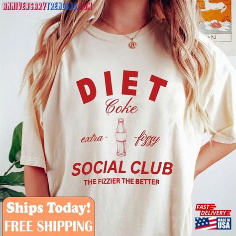 Diet Cokee Shirt Vintage Dr Pepper Sweatshirt Soda Classic Unisex Check more at https://anniversarytrending.com/product/diet-cokee-shirt-vintage-dr-pepper-sweatshirt-soda-classic-unisex/ Vintage Dr Pepper, Diet Coke, Dr Pepper, Club Shirts, Quirky Design, Custom Tees, Social Club, Personalized T Shirts, Perfect Shirt