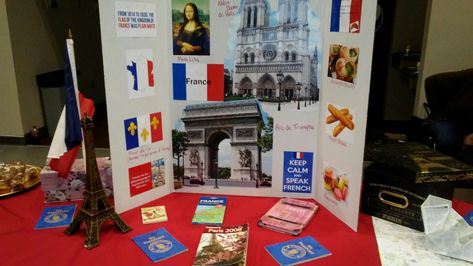 France For Kids, France Project, United Nations Day, Girl Scout Troop Leader, Presentation Ideas For School, French Accessories, Paris Travel Photography, Troop Leader, World Thinking Day