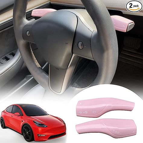 Amazon.com: ZQULOYO Steering Lever Cover for Tesla Model 3 Model Y Accessories Column Gear Shift Modefication Cover Pink Interior Wiper Rod Car Decorative Cover Pink : Automotive Tesla Model 3 Accessories, Tesla Accessories, Red Solo Cup, Pink Accessories, Car Ideas, Pink Car, Car Personalization, Tesla Model 3, Pink Interior