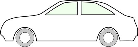 Simple side of car by @Z, car outline - white, on @openclipart Simple Car Drawing, Car Drawing Easy, Learn Colors For Kids, Car Outline, Z Car, Car Clipart, Cars Coloring, Colors For Kids, Black And White Google