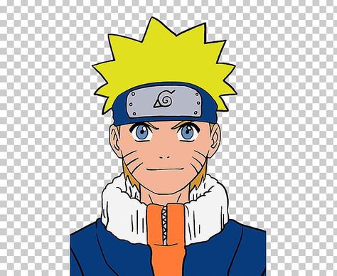 Naruto Uzumaki Face, Naruto Uzumaki Drawing, Naruto Face, Sasuke Uchiha Naruto, Kid Naruto, Clipart Boy, Drawing Styles, Drawing Png, Bff Birthday Gift