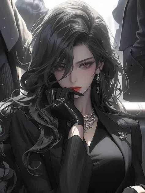 Anime Boss Woman, Anime Mafia Female Boss, Mafia Women Anime, Mafia Boss Woman, Female Mafia Art, Manga Mafia, Breakup Messages, Kawaii Drawing, Mafia Boss