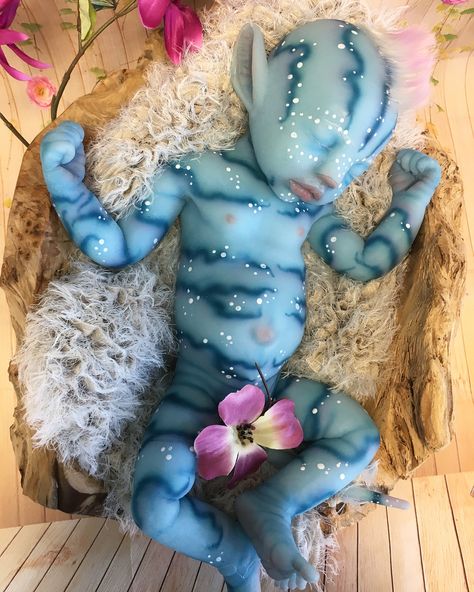 Avatar Reborn Babies – The Rehab Nurse Avatar Baby Doll, Gone With The Wind Scarlett, Clay Creatures, Avatar Babies, Avatar Poster, Baby Doll Nursery, Baby Barbie, Fairy Drawings, Car Seat Canopy