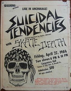 Sui Tendencies Band, Tendencies Band, Punk Concert, Band Wallpaper, Punk Flyers, Punk Culture, Punk Poster, Concert Flyer, Punk Design