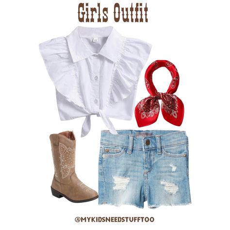 Girls country outfit. Country concert. Kids Concert Outfit Ideas, Western Wear Ideas, Outfit Country Concert, Outfit Country, Cowgirl Style Outfits, Country Outfit, Skating Costumes, Rodeo Outfits, Outfits For Kids