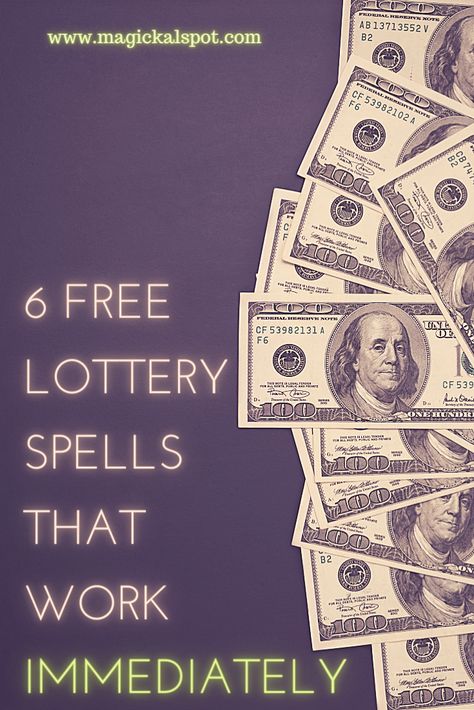 Money Spells Magic, Powerful Money Spells, Winning Lotto, Money Prayer, Winning Lottery Ticket, Winning Lottery Numbers, Money Spells That Work, Easy Love Spells, Lucky Numbers For Lottery