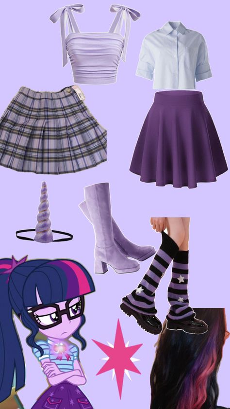 (ritika) Twilight Sparkle Costume, My Little Pony Costume, Sparkle Outfit, Cosplay Tips, Themed Outfits, Twilight Sparkle, Get Dressed, My Little Pony, Character Art