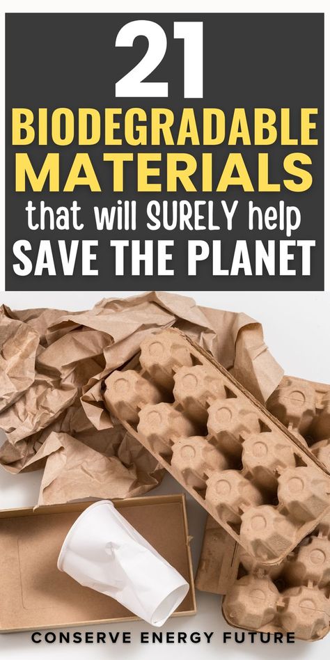 Discover 21 biodegradable materials that can help save the planet! From everyday items you might already have at home to innovative alternatives, these eco-friendly options are a must for anyone looking to reduce waste and protect the environment. Click to explore the list and start making a difference! / biodegradable products eco friendly, biodegradable products sustainable design, biodegradable and non biodegradable products, biodegradable waste examples, examples of biodegradable waste / Waste Material Products, Nutrient Cycle, Biodegradable Waste, Disposable Nappies, Conserve Energy, Biodegradable Materials, Simple Organic, Zero Waste Living, Zero Waste Lifestyle