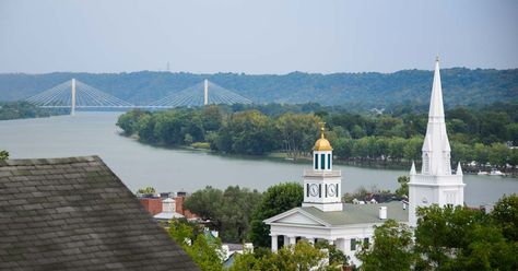 The mighty Ohio River has sculpted sweet Maysville Kentucky, giving it a highway to the world while also threatening to sweep it away. Camping Kentucky, Maysville Kentucky, Camping In England, Camping In Ohio, Rv Destination, Yosemite Camping, Yellowstone Camping, Camping Resort, Trailer Life