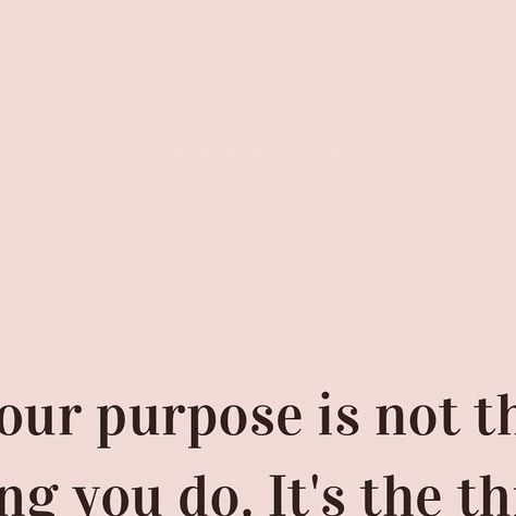 WOMEN EMPOWERMENT | MINDSET | QUOTES on Instagram: "Leave a with you 💗 if this resonates with you.

Your purpose is not just a job or a task, it’s something much bigger than that! It’s the impact you have on others when you do what you love. Focus on the magic that happens when you use your talents and passions to make a difference in someone’s life.

Whether it’s bringing a smile to someone’s face, inspiring them to chase their own dreams, or simply making their day a little brighter, your purpose is to spread love, positivity, and light wherever you go.

So keep on doing what you do, because you never know whose life you may touch or whose heart you may change. Embrace your purpose and let it guide you towards making this world a better place.💕

Save as a reminder and share with someon Quotes On Instagram, Mindset Quotes, You Never Know, Spread Love, Make A Difference, Keep On, This World, Women Empowerment, The Magic