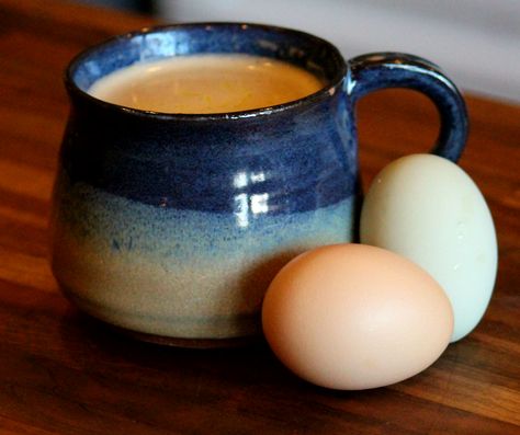 Egg Yolk In Coffee, Raw Egg Yolk Recipe, Egg Yolk Coffee Creamer, Egg In Coffee, Egg Yoke Coffee, Egg Yolk Coffee, Raw Egg Coffee, Yolky Drink, Egg Coffee Recipe