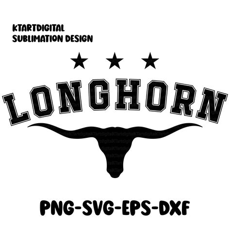 Longhorn Shirt Ideas, Longhorn Svg, Longhorn Shirt, School Spirit Shirts, School Event, Spirit Shirts, Unique Crafts, Svg Designs, Shirt Svg