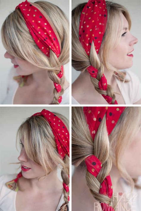 Or The Scarf-Braided Pigtails | 23 Creative Braid Tutorials That Are Deceptively Easy Braided Scarf, Hair Romance, Pigtail Braids, Daily Hairstyles, Braid Tutorial, Easy Braids, Braided Hairstyles Tutorials, Braided Hairstyles Easy, Up Girl