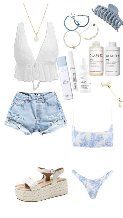 Costal Summer Clothes, Costal Outfit Ideas, Beach Skin Care, Costal Outfit, Cute Beach Outfits, Beachy Outfits, Preppy Summer Outfits, Outfit Inspo Summer, Beach Outfits