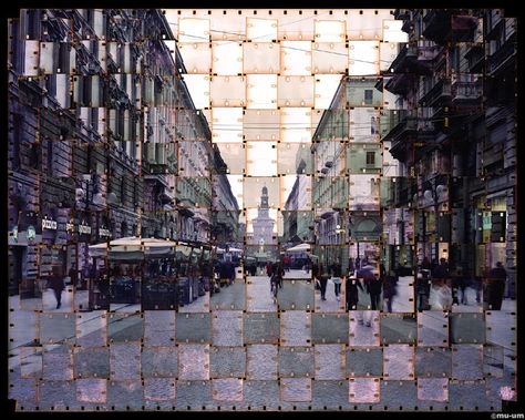 Strips of Film Woven Together to Create Fragmented Photos - My Modern Metropolis Woven Image, A Level Photography, Alternative Photography, Foto Transfer, Colossal Art, Photography Classes, A Level Art, Urban Life, Weaving Art