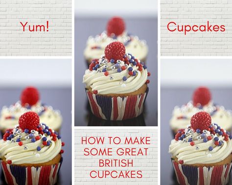 Great British Cupcakes: Quick And Easy Cupcakes British Cupcakes, Coronation Cupcakes, Christmas Cupcakes Recipes, How To Make Gingerbread, Gingerbread Cupcakes, Cranberry Cake, Ginger Cake, Sugar Icing, Vanilla Buttercream Frosting