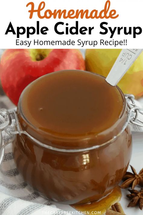 Apple Spice Syrup Taste Of Home, Crab Apple Syrup Recipe, Apple Spice Coffee Syrup, Vanilla Butter Syrup, Apple Cider Coffee Syrup, Apple Crisp Syrup, Apple Simple Syrup, Apple Cider Syrup Recipe, Apple Syrup Recipe