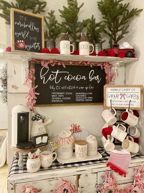 Hot cocoa bar sign Christmas sign winter sign valentine | Etsy Cocoa Bar Sign, Christmas Hot Chocolate Bar, Hot Cocoa Bar Sign, Truck Wreath, Columbia Tn, Coffee Bar Design, Coffee Bars In Kitchen, Christmas Hot Chocolate, Valentines Sign