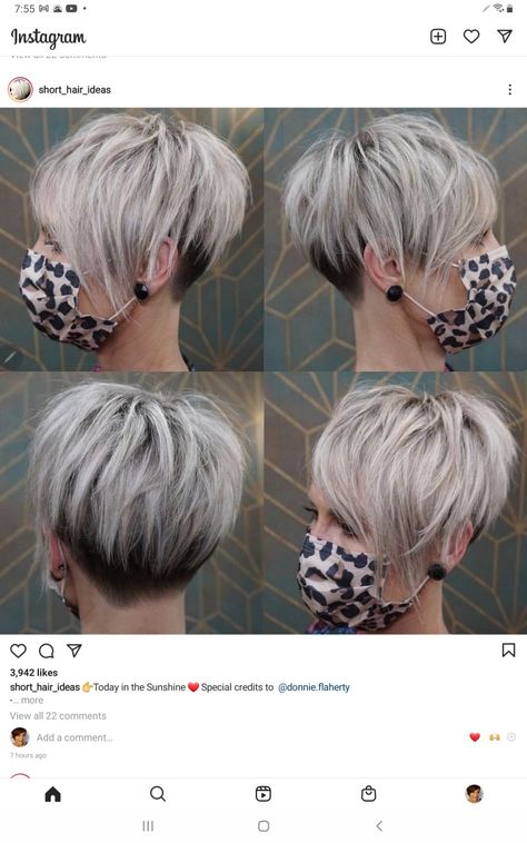 Hair Dye Trends, Short White Hair, Latest Haircuts, Welcome To My Youtube Channel, Pixie Haircut For Thick Hair, Short Hair Undercut, Short Grey Hair, Undercut Pixie Haircut, Edgy Short Hair