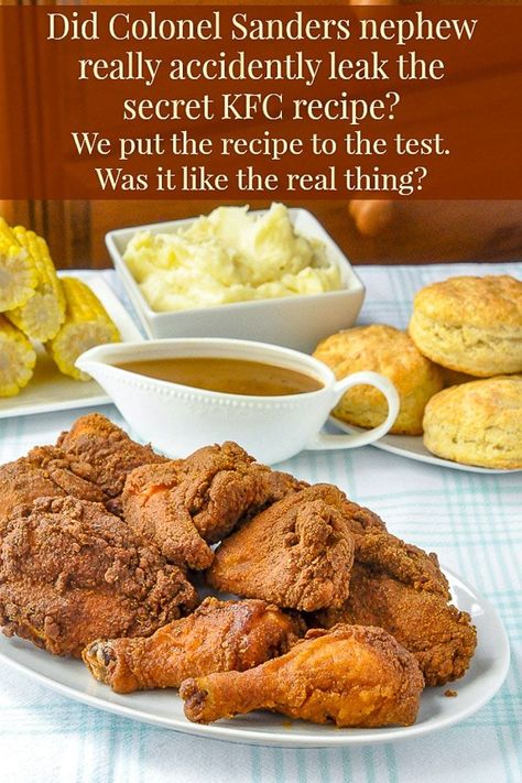 Copycat KFC? Is the "leaked" recipe the real deal? We put the recipe from the now famous Chicago Tribune article to the test and here's what we found! #copycatrecipes #wings #partyfood #gameday #superbowl Kfc Original Recipe, Copycat Kfc, Wing Dings, Chicken Seasoning Recipes, Copycat Food, Kfc Chicken Recipe, Kfc Recipe, Copy Cats, Kfc Chicken