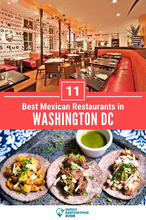 11 Best Mexican Restaurants in Washington DC Restaurants In Washington Dc, Al Pastor Tacos, Pastor Tacos, Washington Dc Restaurants, Best Mexican Food, Best Mexican Restaurants, Unique Cafe, Mexican Restaurants, Mexican Dish