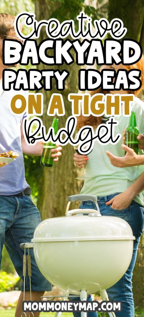 Planning a backyard party on a budget? Check out these creative and affordable ideas to make your outdoor gathering memorable without overspending. Backyard Get Together Ideas, Teenage Backyard Party Ideas, Easy Backyard Party Decor, Outdoor 40th Birthday Party Backyards, Backyard Birthday Decorations For Adults, Outdoor Birthday Ideas For Women, 50th Backyard Party Ideas, Diy Backyard Party Ideas On A Budget, Outdoor Parties Ideas