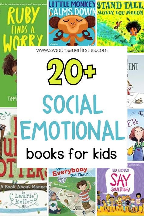 Social emotional books are extremely powerful for elementary students as they help explain things in simple ways that just make sense to kids. In this post, I am sharing over 20 social emotional read alouds you can use during your classroom meeting time or morning meetings. These social emotional books for kids help students learn how to regulate their emotions and feelings. Having books like these in your classroom library will help empower kids. Social Emotional Learning Activities Preschool, Read Alouds With Activities, Sel Activities For Elementary School, Social Emotional Preschool Books, Social Emotional Books, Books About Emotions, Emotions Books For Kids, Social Emotional Read Alouds, Sel Books For Elementary