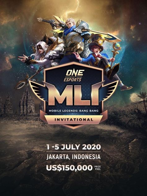 Jakarta to host ONE Esports MLBB invitational with Rp 2.1b prize pool - Sports - The Jakarta Post Mobile Legend Tournament Poster, Mlbb Banner, Gaming Competition, Tournament Poster, Legend Games, Gaming Station, Mobile Legend, Banner Template Design, Gaming Gear