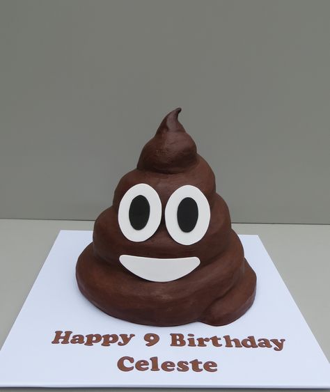 Poo Poo Cake, Cake For 5 Year Boy, Birthday Cake For 5 Year Boy, Poo Emoji Cake, Poo Cake, Emoji Cakes, Poop Cake, Liverpool Cake, Blackberry Cake Recipe