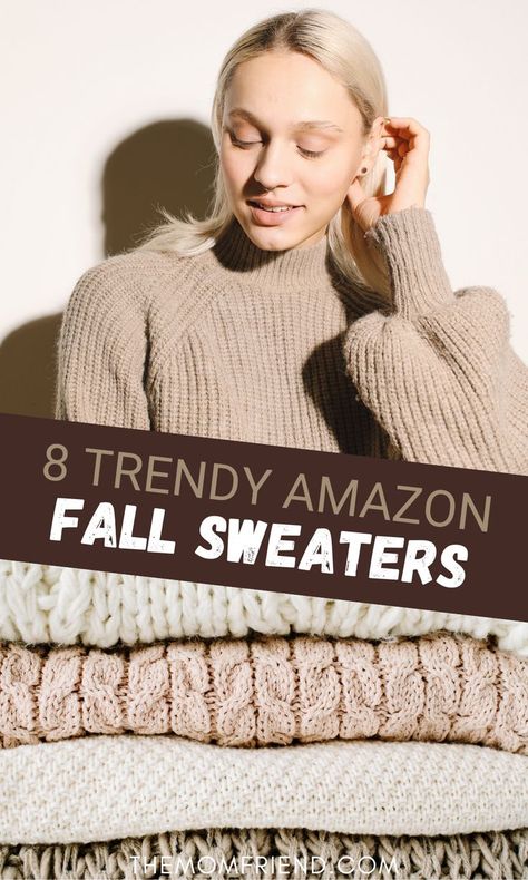 Fall fashion sweaters for 2022. Amazon Sweaters, Mom Needs, Trendy Denim, Skiing Outfit, Comfortable Sweater, Top Sweater, Cute Sweaters, Fall Sweaters, Mom Style