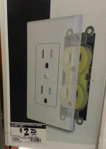 Easy Fix for Ugly Outlets! No Wiring Involved! Electrical Outlet Covers, Old Wall, Outlet Cover, Diy Home Repair, Wall Outlets, Dream Design, Home Repairs, Décor Diy, Diy Home Improvement