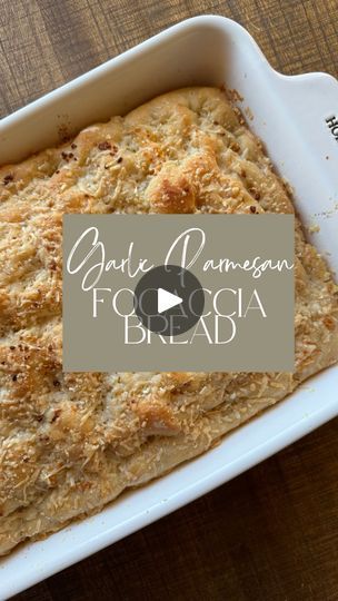 Sourdough Focaccia Bread, Sourdough Bread Recipe, Sourdough Baking, 9x13 Baking Dish, Sourdough Recipes, Garlic Parmesan, Baking Dish, Sourdough Starter, Bread Dough