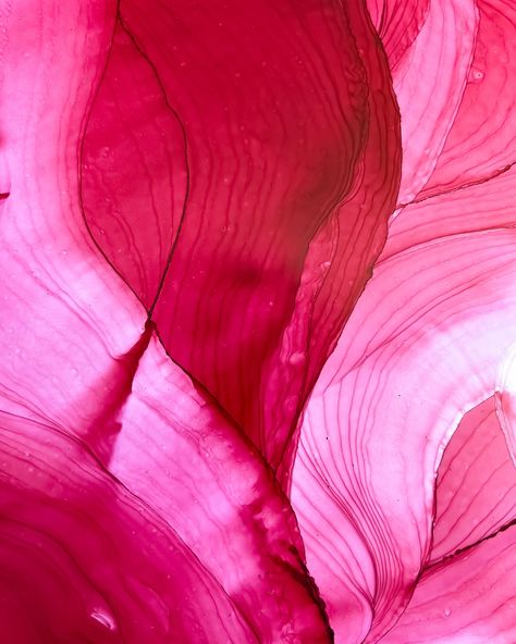 Red Alcohol, Red And Violet, Overcoming Obstacles, New Painting, Fashion Portfolio, Alcohol Ink Painting, Red Art, Flowers Pink, Swirl Pattern