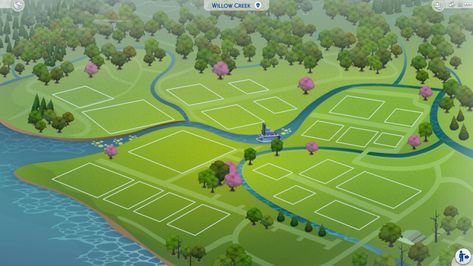 Sims 4 Worlds, Oasis Springs, Casas The Sims 4, Sims Building, Save File, Sims House Design, Willow Creek, Sims 1, Sims 4 Build