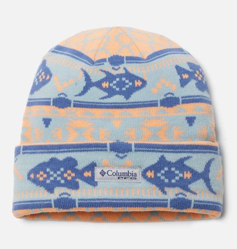 Fit for casting away in cooler weather, this comfortable beanie keeps your head and ears warm from first light to last cast. Granola Beanie, Aesthetic Beanies, Outfit Wishlist, Columbia Hat, Funny Fish, Clothing Aesthetic, Xmas List, Ski Season, 2024 Christmas